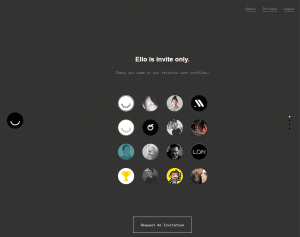 ello homepage